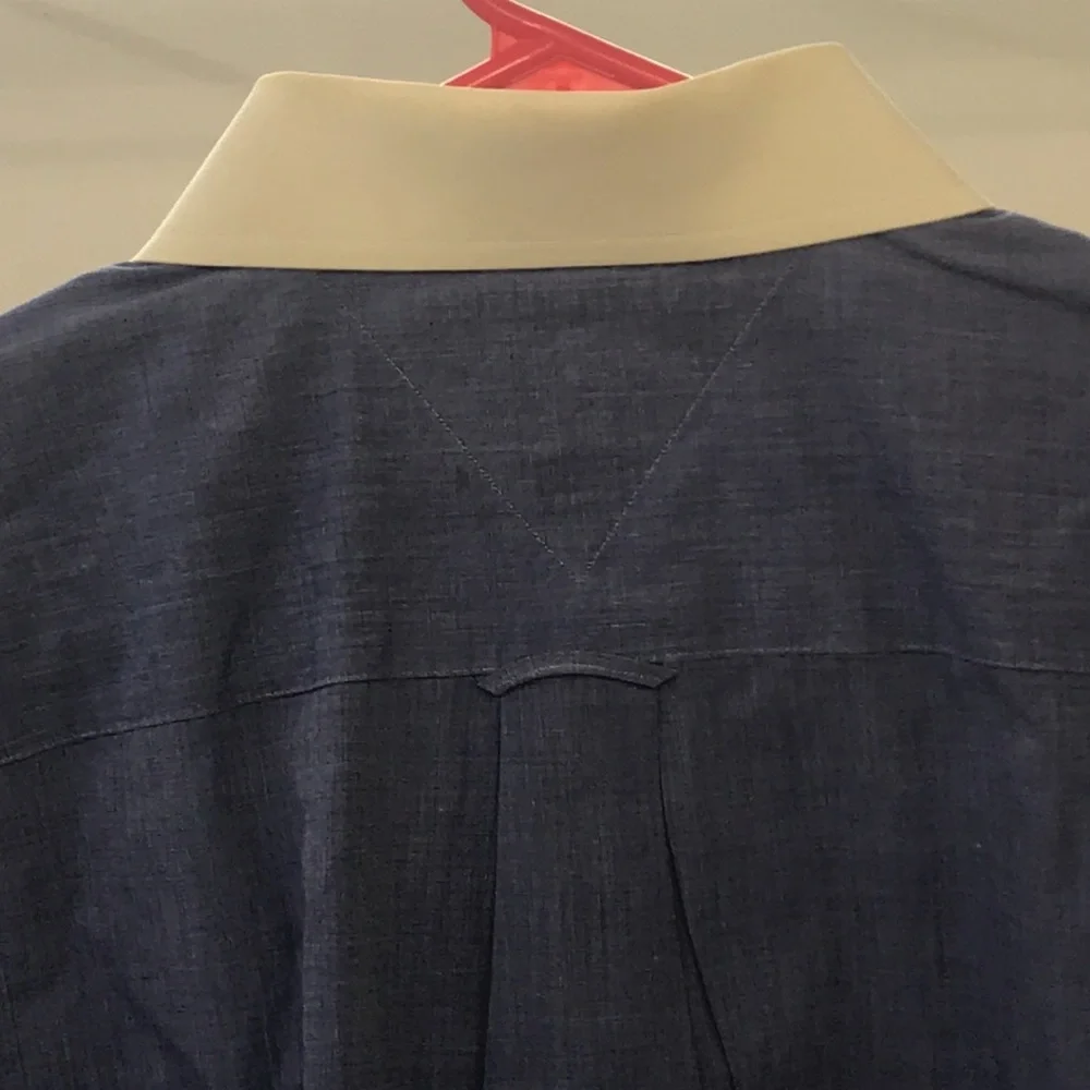 Tommy Hilfiger Mens Tailored Button Down Dress Shirt - Picture 4 of 10